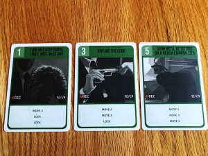 Die Hard: The Board Game Thief Cards