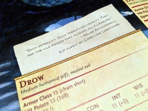 Monster Manual Drow